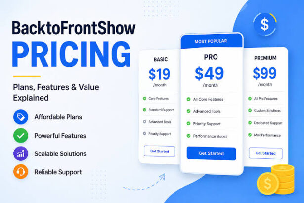backtofrontshow pricing